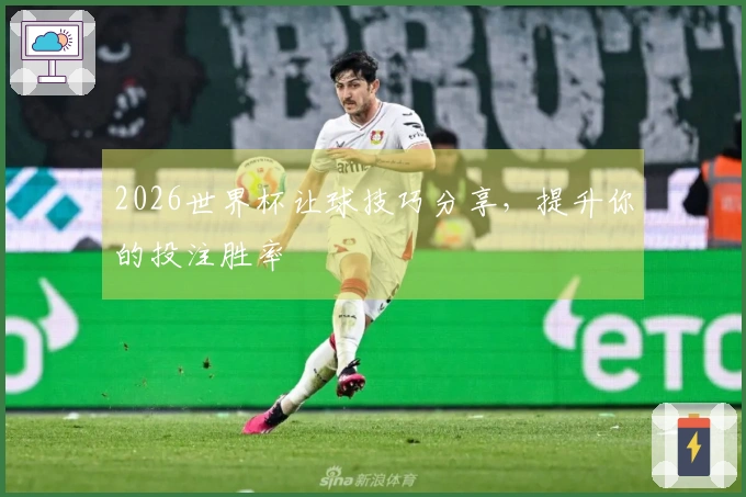 2026世界杯让球技巧分享，提升你的投注胜率